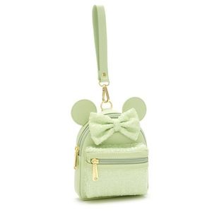 Minnie Mouse Sequined Mint Loungefly Wristlet